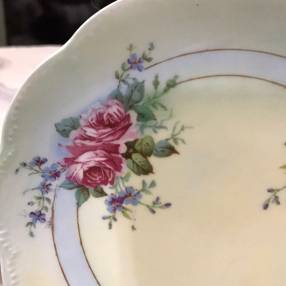 Limoges Haviland France Hand Painted French Roses Plate - Picture 3 of 5